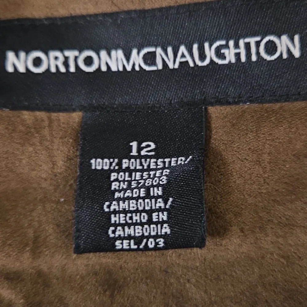 Norton McNaughton Brown Maxi Skirt